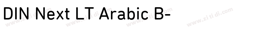 DIN Next LT Arabic B字体转换